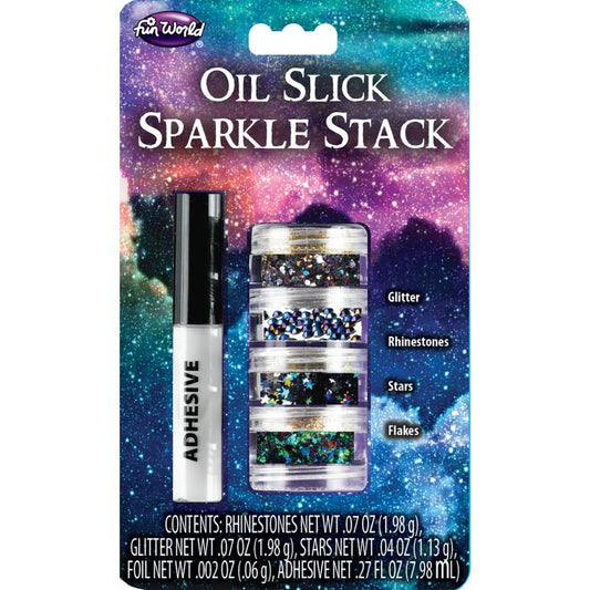 OIL SLICK SPARKLE STACK