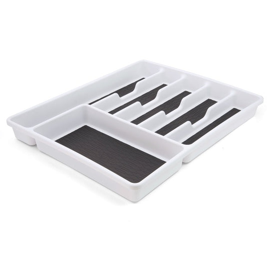 6 COMPARTMENT DRAWER ORG WHITE