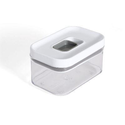 Set of 3  Rectangular Clear Storage Containers