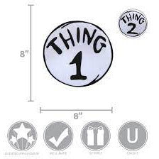 THING 1&2 LARGE PATCHES SET
