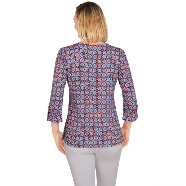 Blouse Chambray Blue - Ruby Rd