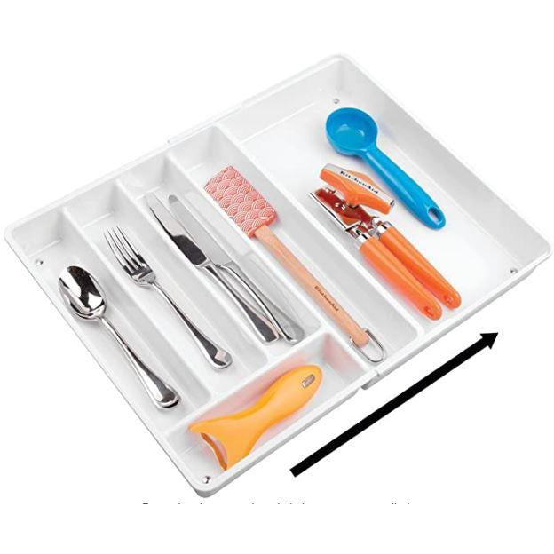 Organizador de cubiertos expandible