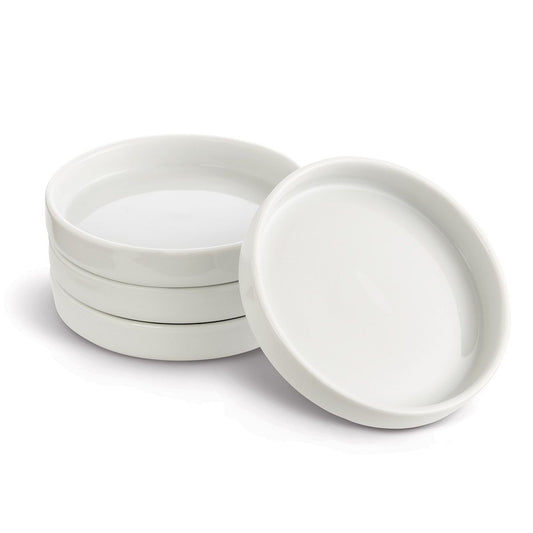 Bread dipping saucers set of 4