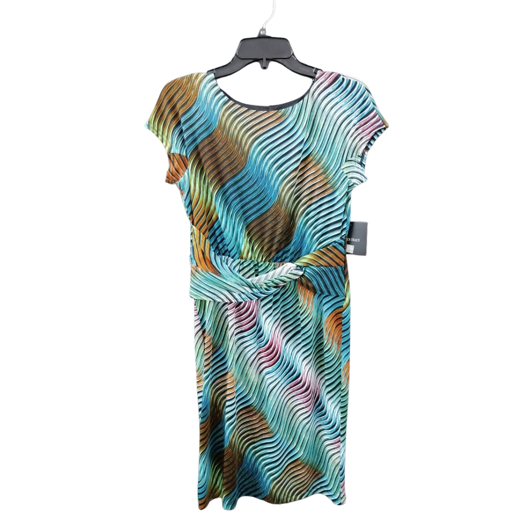 Vestido verde multicolor