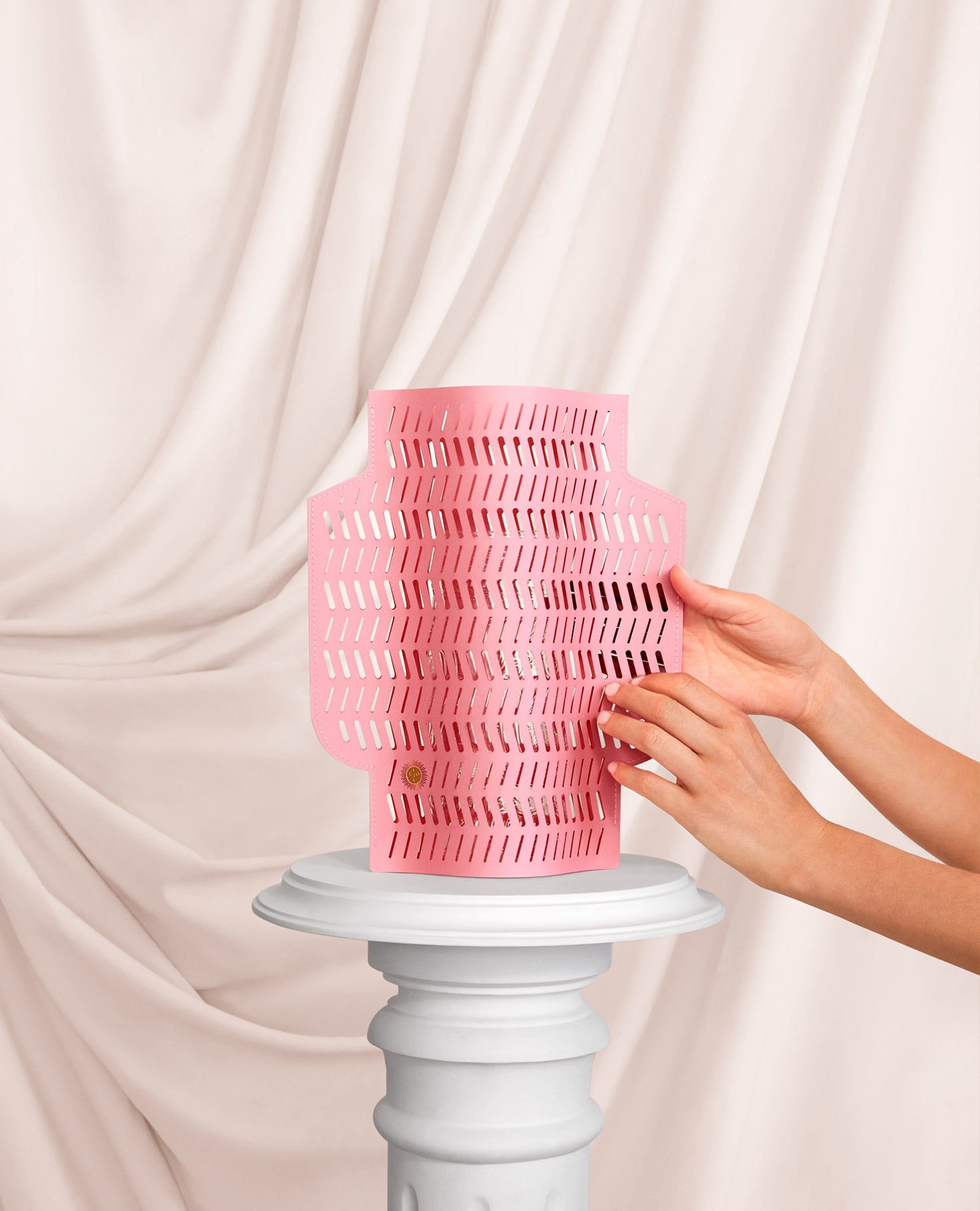Paper Vase Aurea Pink
