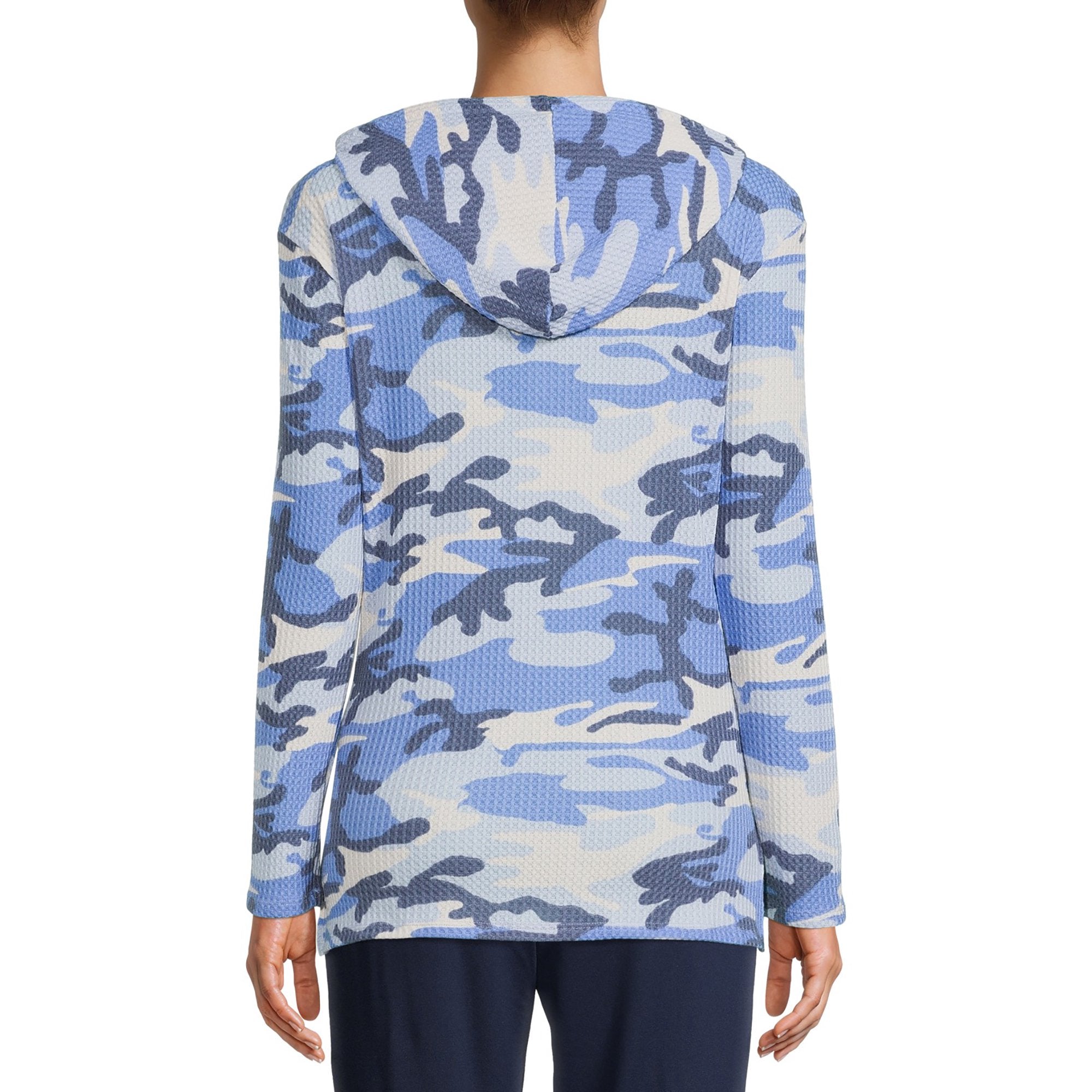 Waffle Camo Neck Blue Combo - Cyrus