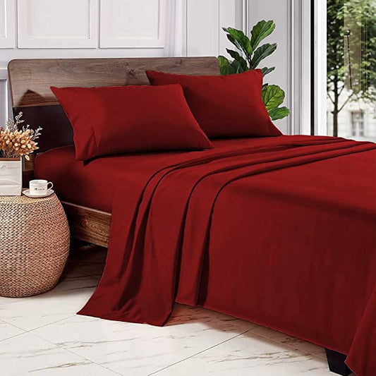 PH Solid Sheet Set Burgundy