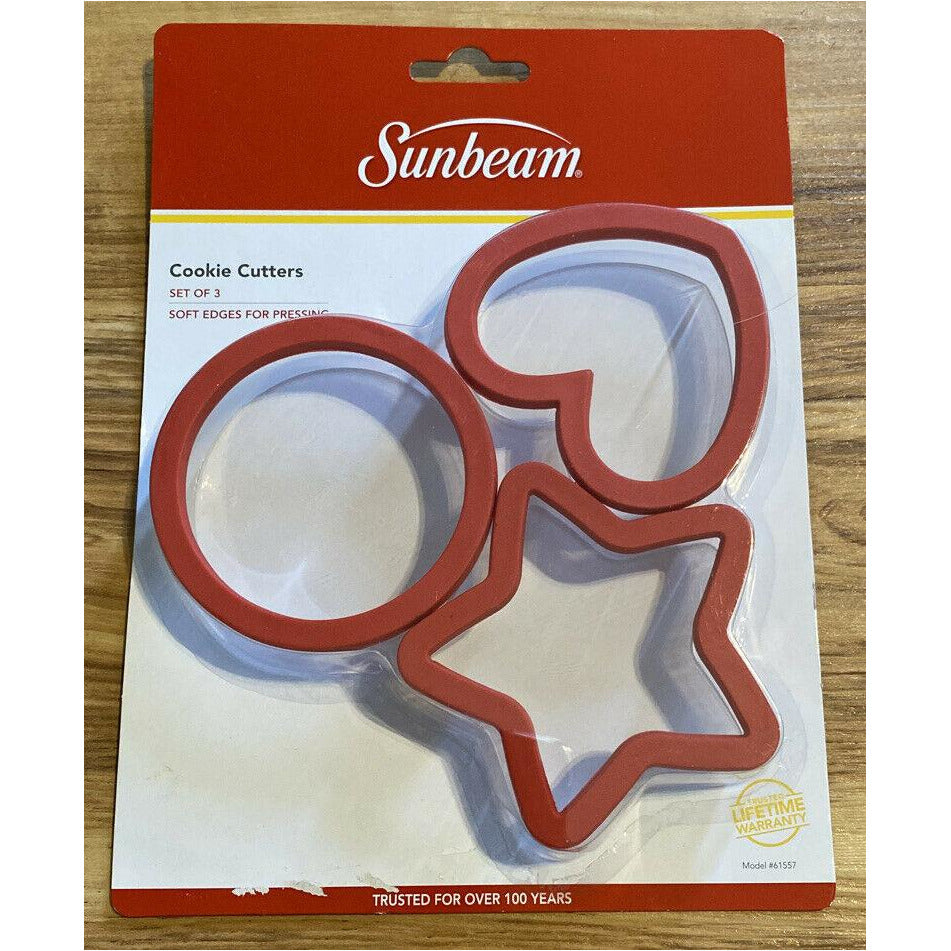 Set of 3 cookie cutters