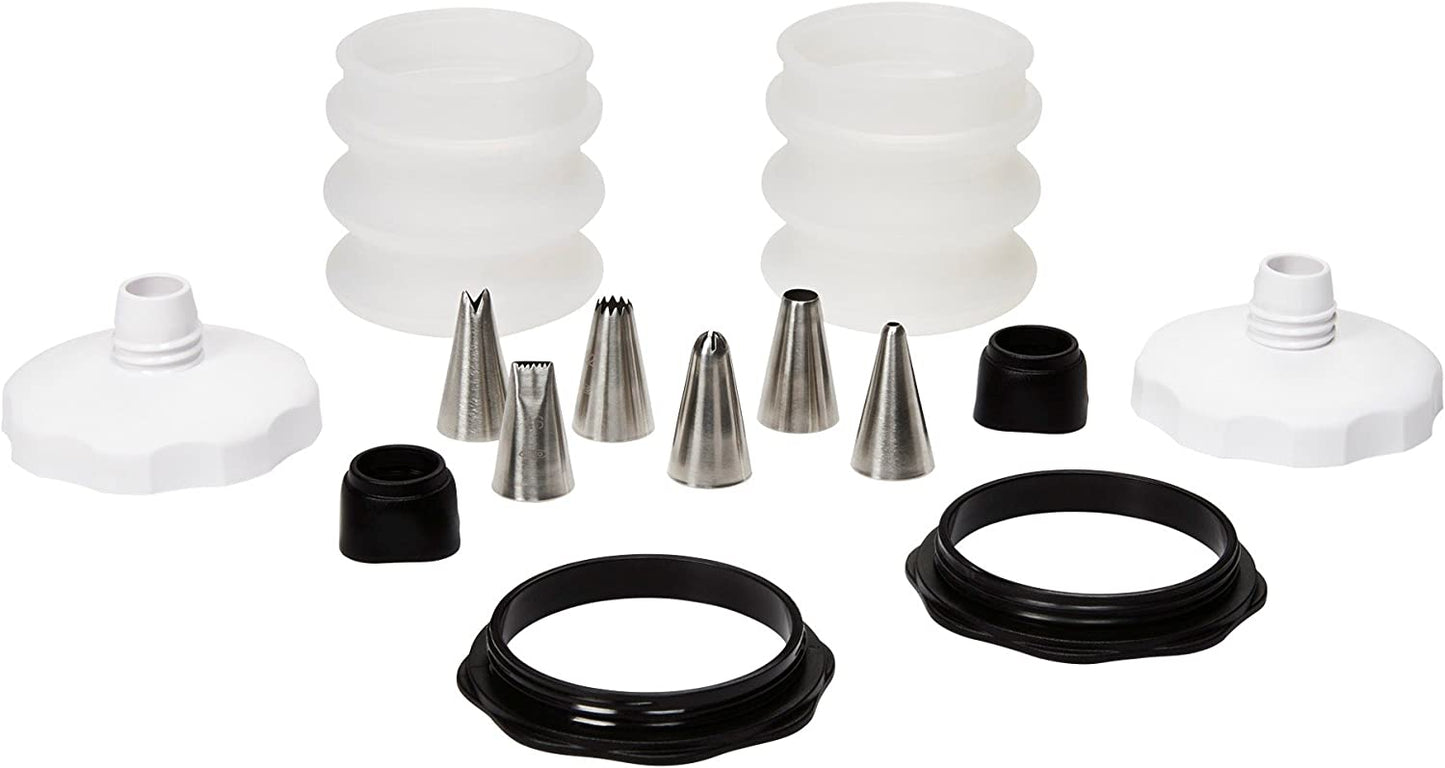 OXO GG 8 PIECE BAKERS SILICONE DECORATING BOTTLE KIT BLACK
