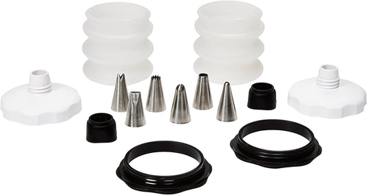 OXO GG 8 PIECE BAKERS SILICONE DECORATING BOTTLE KIT BLACK