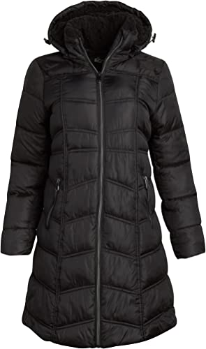 Down Blend Jacket W Woobie T Black