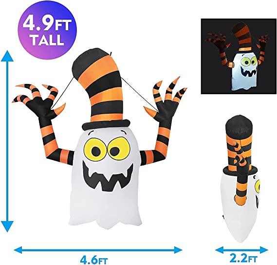 5FT Inflatable Flying Ghost Hang