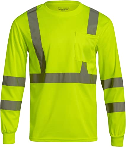 Class 3- Long Sleeve Safety Tei Yellow