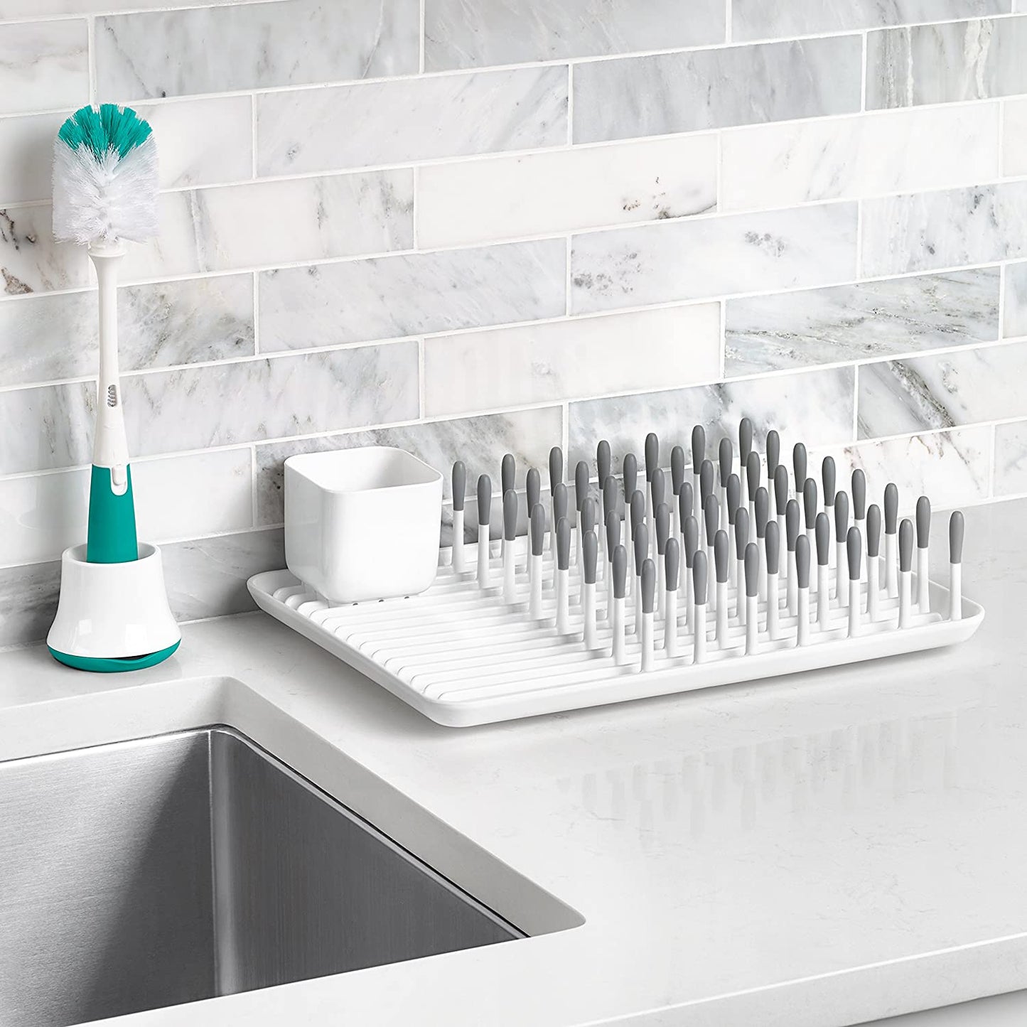 OXO Tot Bottle Drying Rack Gray