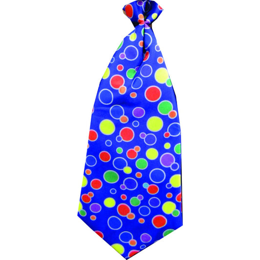 Blue Clown Neck Tie