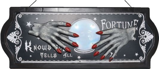 Animated Witch Hands Sign