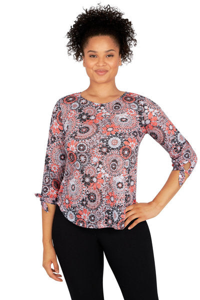 Blouse Coral Multi - Ruby Rd