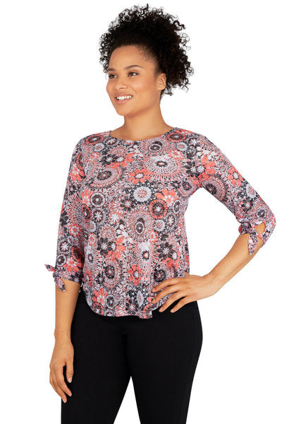 Blouse Coral Multi - Ruby Rd