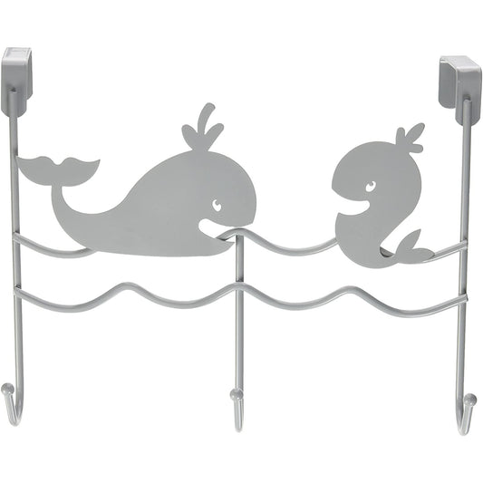 High Rise Whales Over The Door Hooks