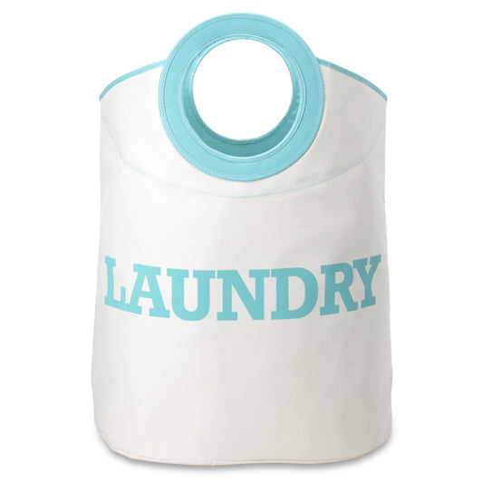 Laundry Hamper Tote Turquoise