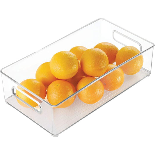 Fridge + Freeze Binz 8 x 14.5  x 4 - Deep Bin Clear
