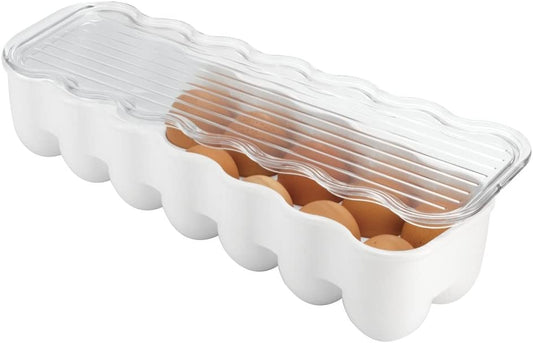 White/Clear Fridge Binz Egg Holder