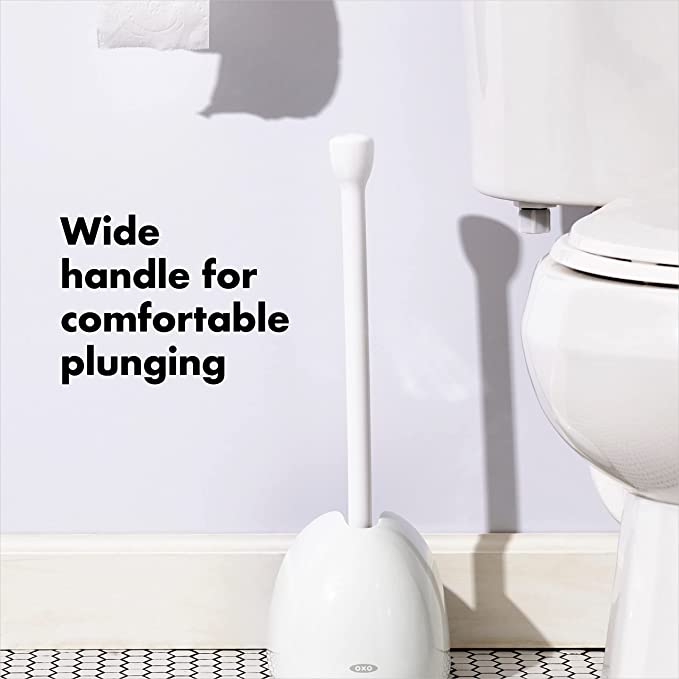 OXO GG TOILET PLUNGER WITH COVER