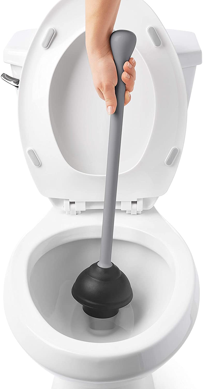 OXO  GG TOILET PLUNGER GRAY
