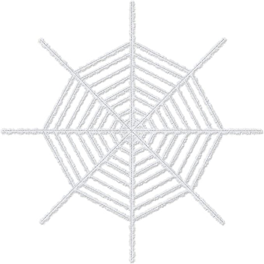 Shimmering Web - White 10"