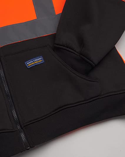 Class 3 Safety Hoodie Neon Orange
