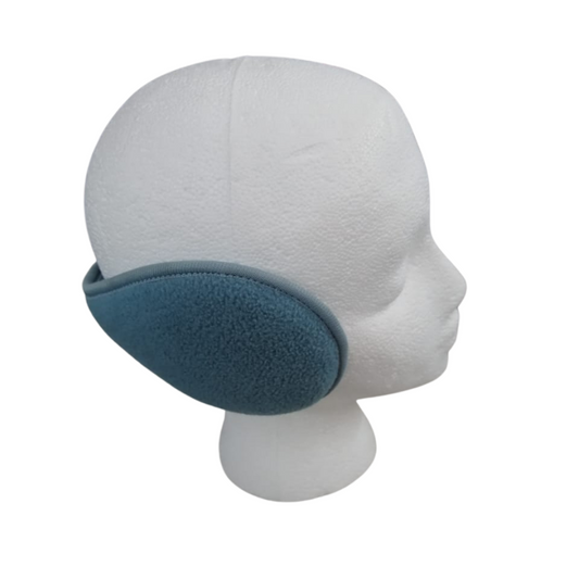 Solid Back-Wrap Ear Warmer Blue