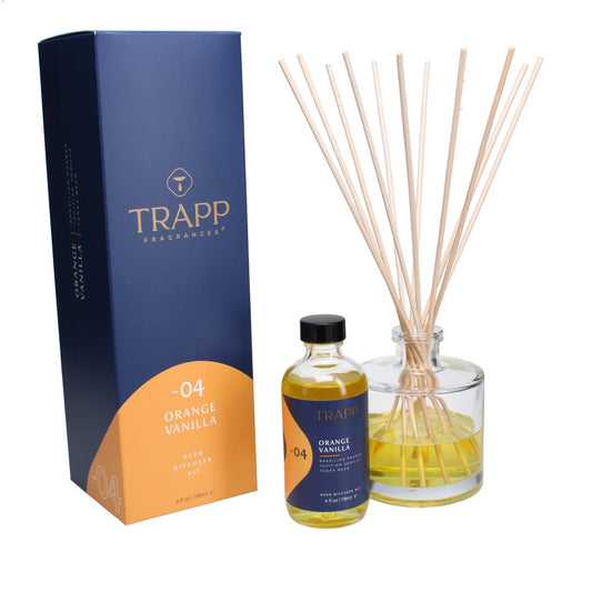 No. 04 Orange Vanilla 4 oz. Reed Diffuser Kit