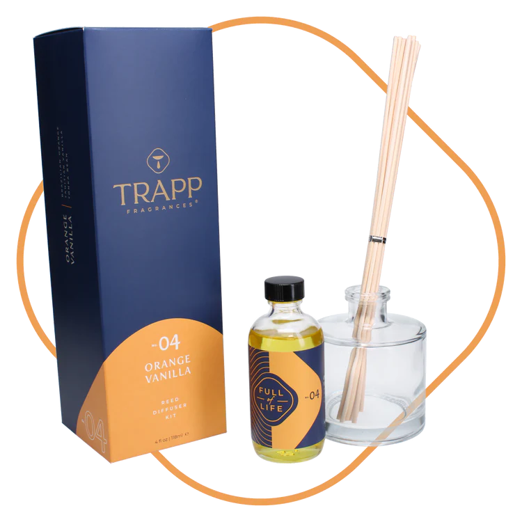 No. 04 Orange Vanilla 4 oz. Reed Diffuser Kit