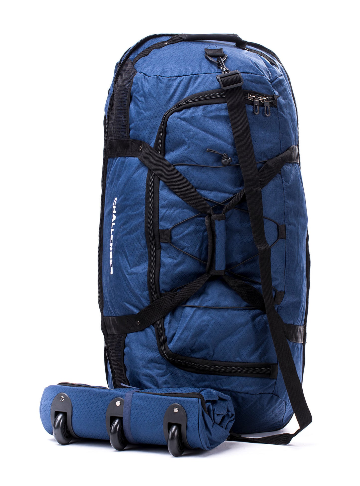 Bolso Enrollable Con Ruedas Challenger - Azul