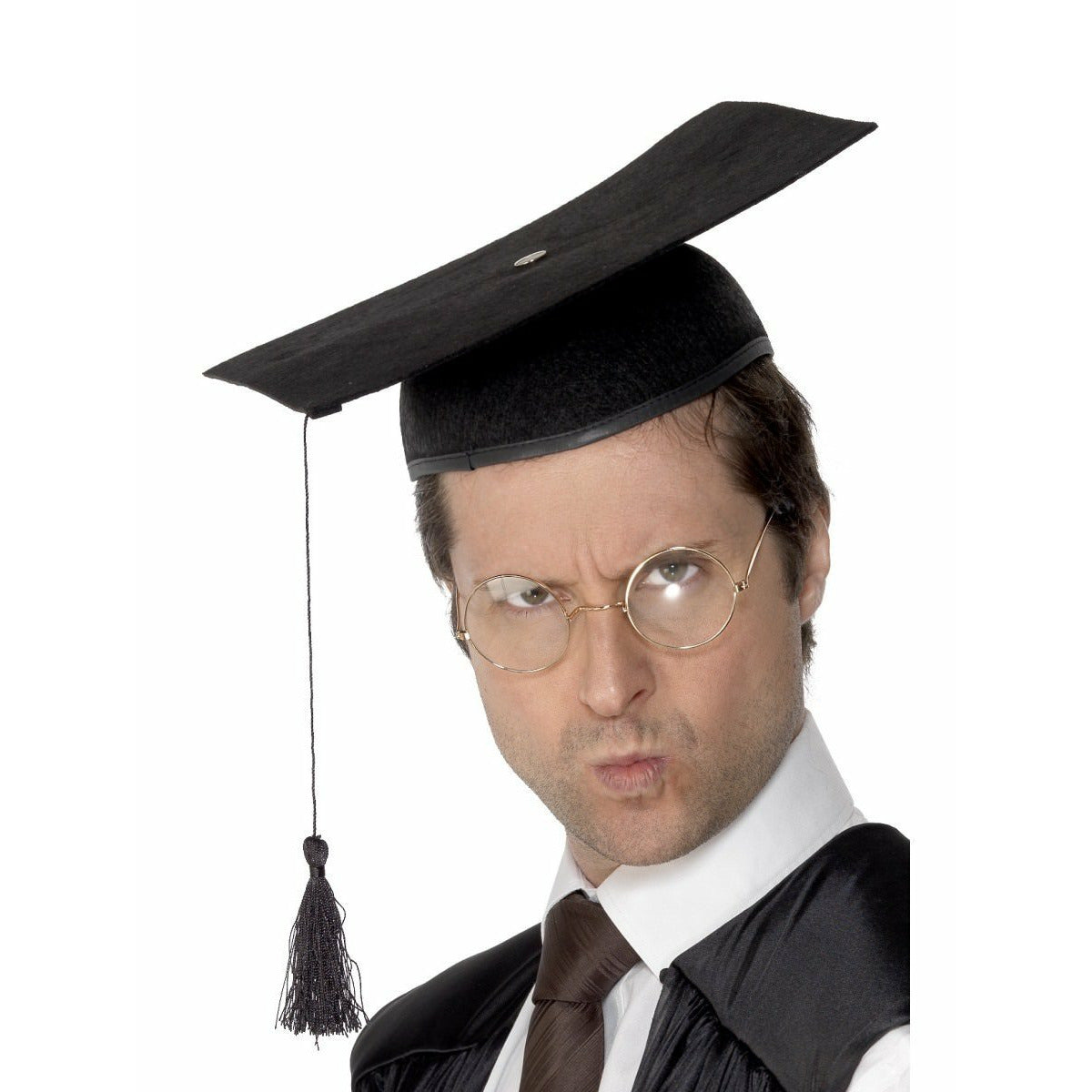Mortar Felt Board Hat black