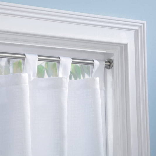 Brushed SS Forma Curtain Tension Rod 52-90""