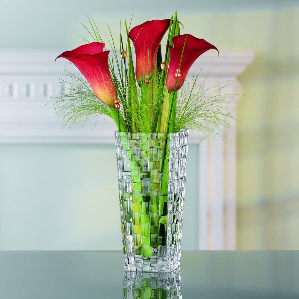 Bossa Nova Crystal Vase 6.42 x 12.01 x 5.91"