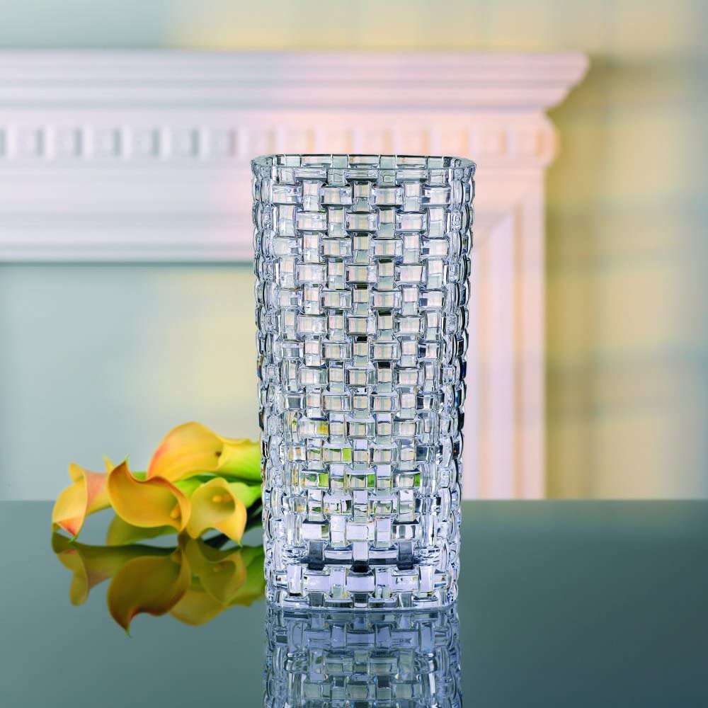 Bossa Nova Crystal Vase 6.42 x 12.01 x 5.91"
