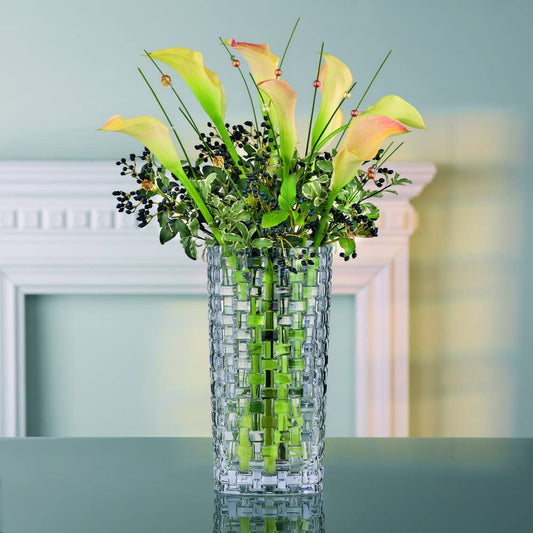 Bossa Nova Crystal Vase 6.42 x 12.01 x 5.91"
