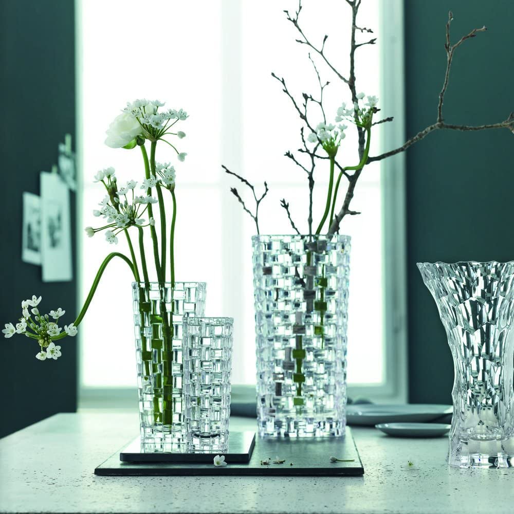 Bossa Nova Crystal Vase 6.42 x 12.01 x 5.91"