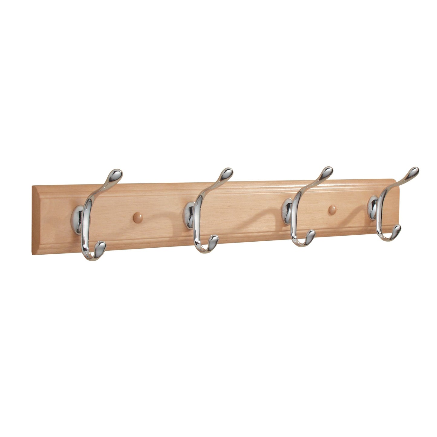 Paris Wood Wall Mount Rack 4 Beige/Natural/Sand