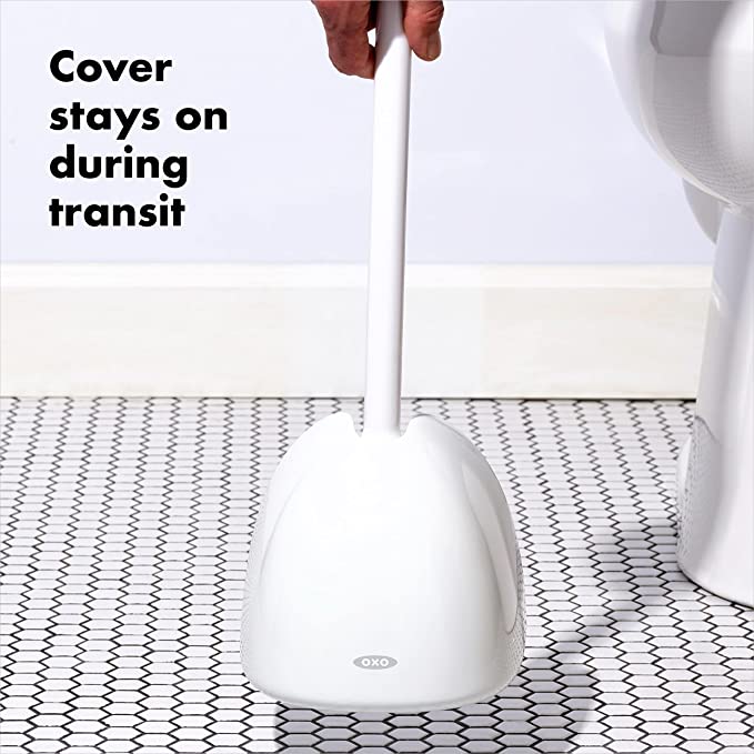 OXO GG TOILET PLUNGER WITH COVER