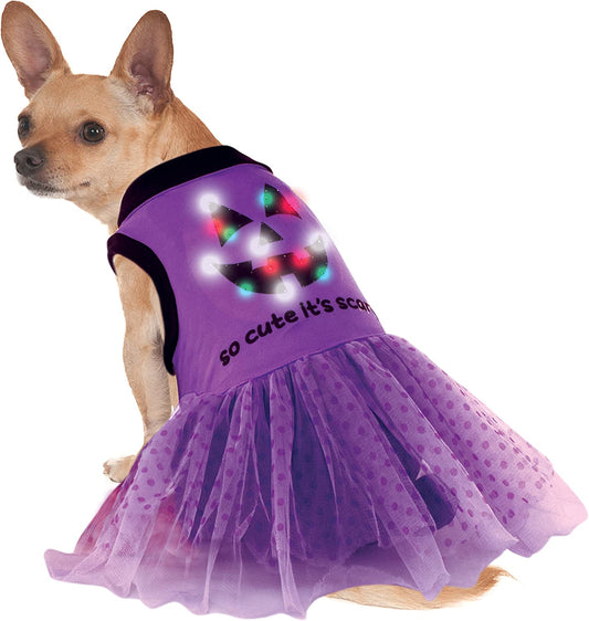 LED Halloween Dress - Purple / Blue