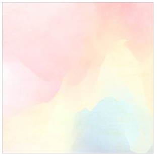 Designer desk notes watercolor sunset
