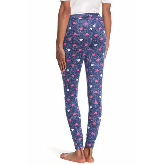 Heart Print Jogger Pajama Bottoms
