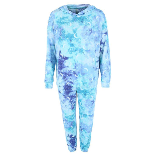 Hacci cloud hoodie set Aqua