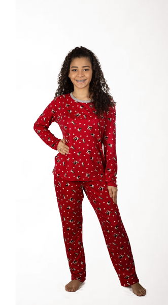 Lounging set red 2 pc