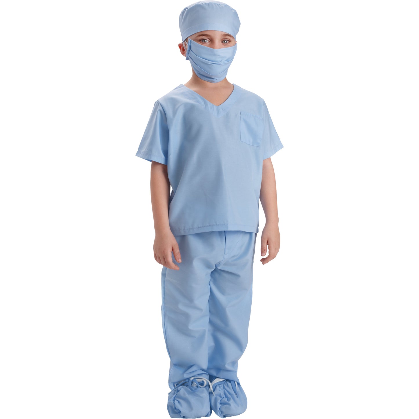 BLUE DOCTOR SCRUBS BOY COSTUME