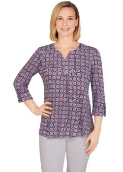Blouse Chambray Blue - Ruby Rd