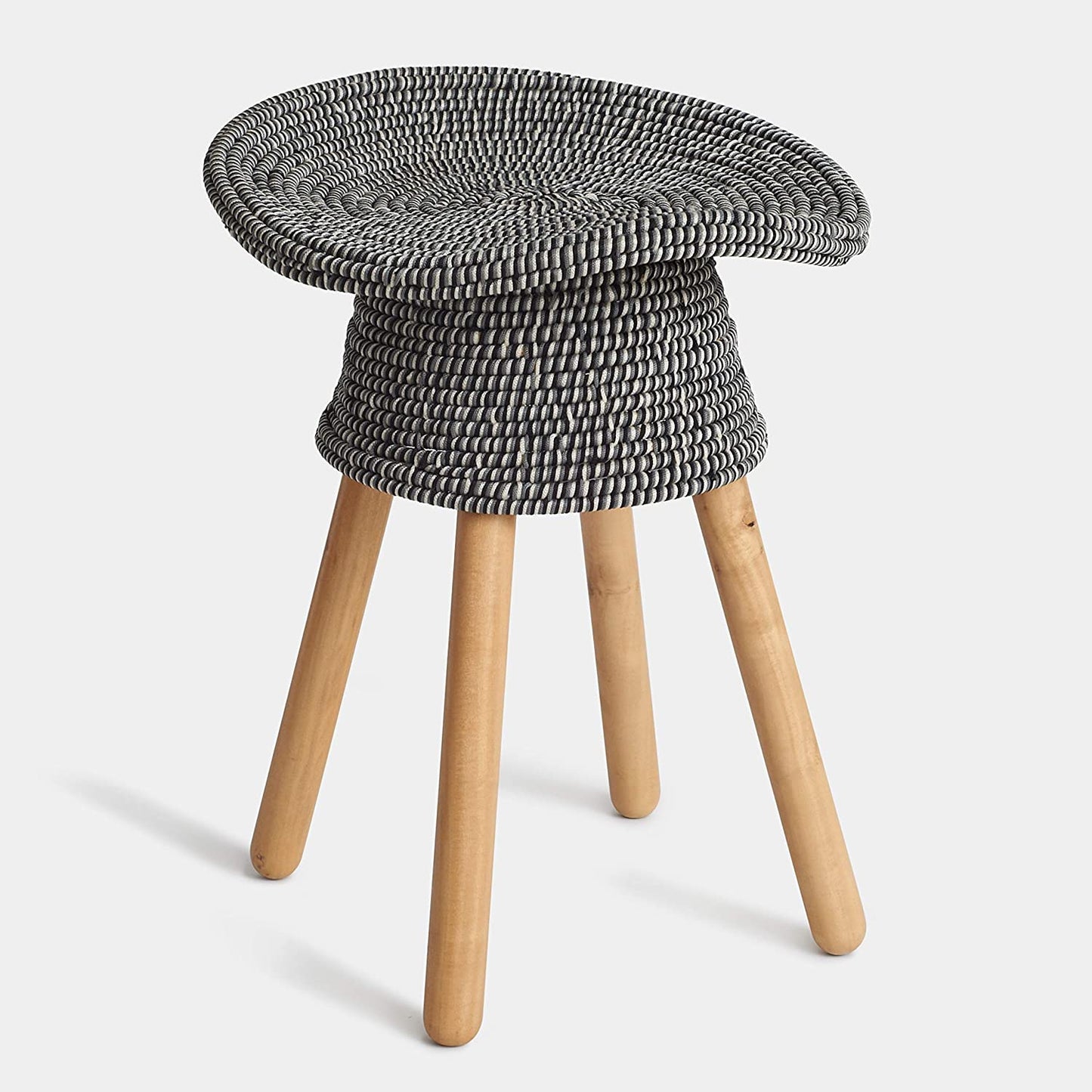COILED STOOL GREY